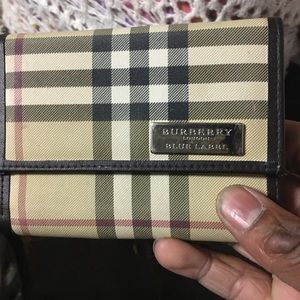 Burberry wallet blue label